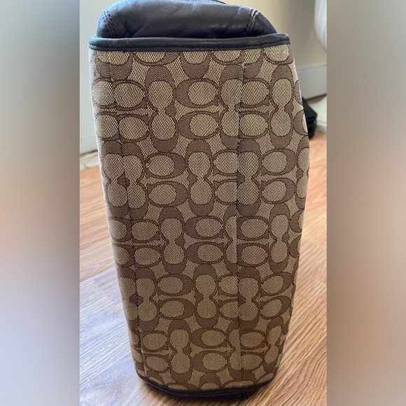 Coach signature brown jacquard bag - Picture 3 of 12
